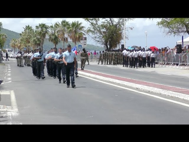 Basse-Terre :Cérémonie de la Fête Nationale du 14 Juillet .