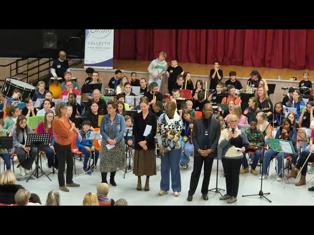 L’Orchestre du Collège Rémy Nainsouta à la découverte de Dunkerque : musique et culture en partage.